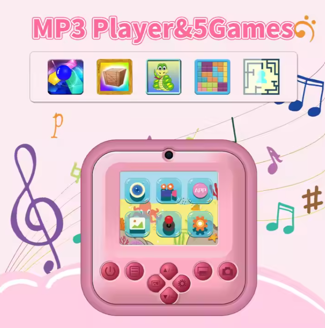 Instant-Print Camera for Kids